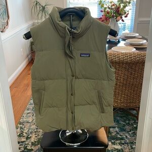 Patagonia Olive Green Puffer Vest